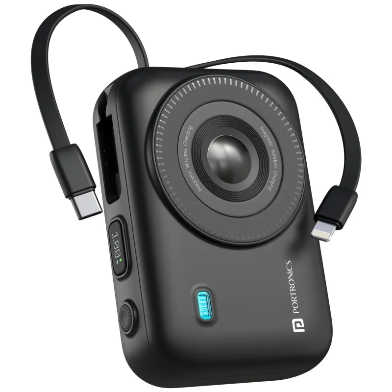 Portronics Power Shutter 20000mAh 15W Magnetic Wireless